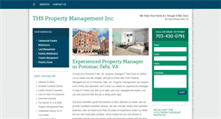 Desktop Screenshot of potomacfallspropertymanager.com