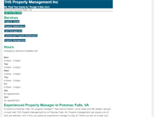 Tablet Screenshot of potomacfallspropertymanager.com